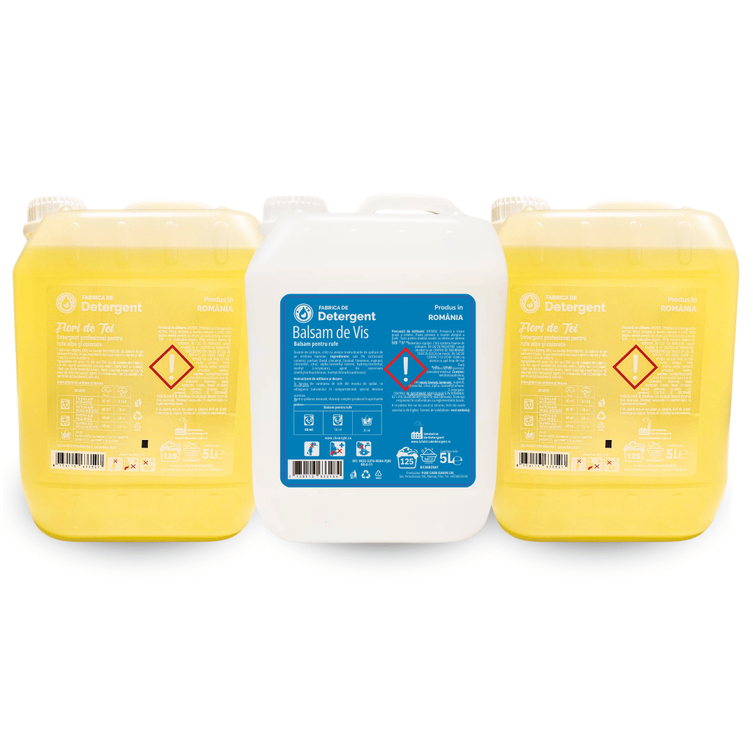 Pachetul cu 2x Detergent Flori de Tei + 1x Balsam de Vis