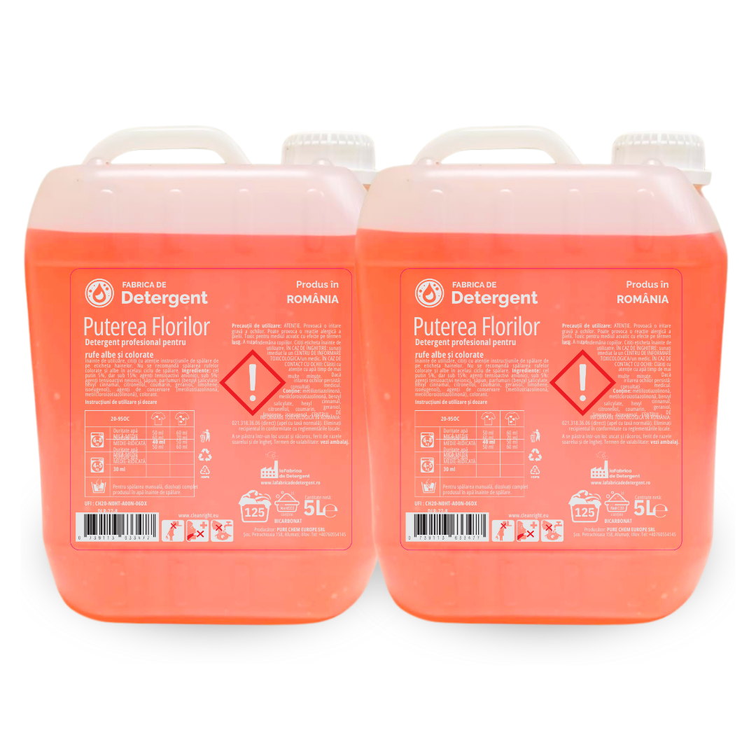Pachetul cu 2x Detergent Puterea Florilor