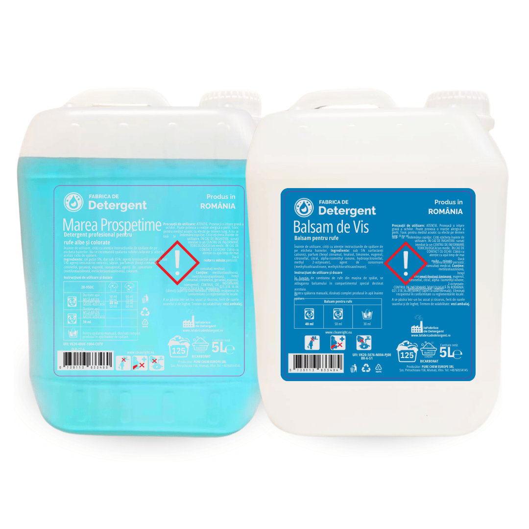 Pachetul cu 1x Detergent Marea Prospetime + 1x Balsam de vis