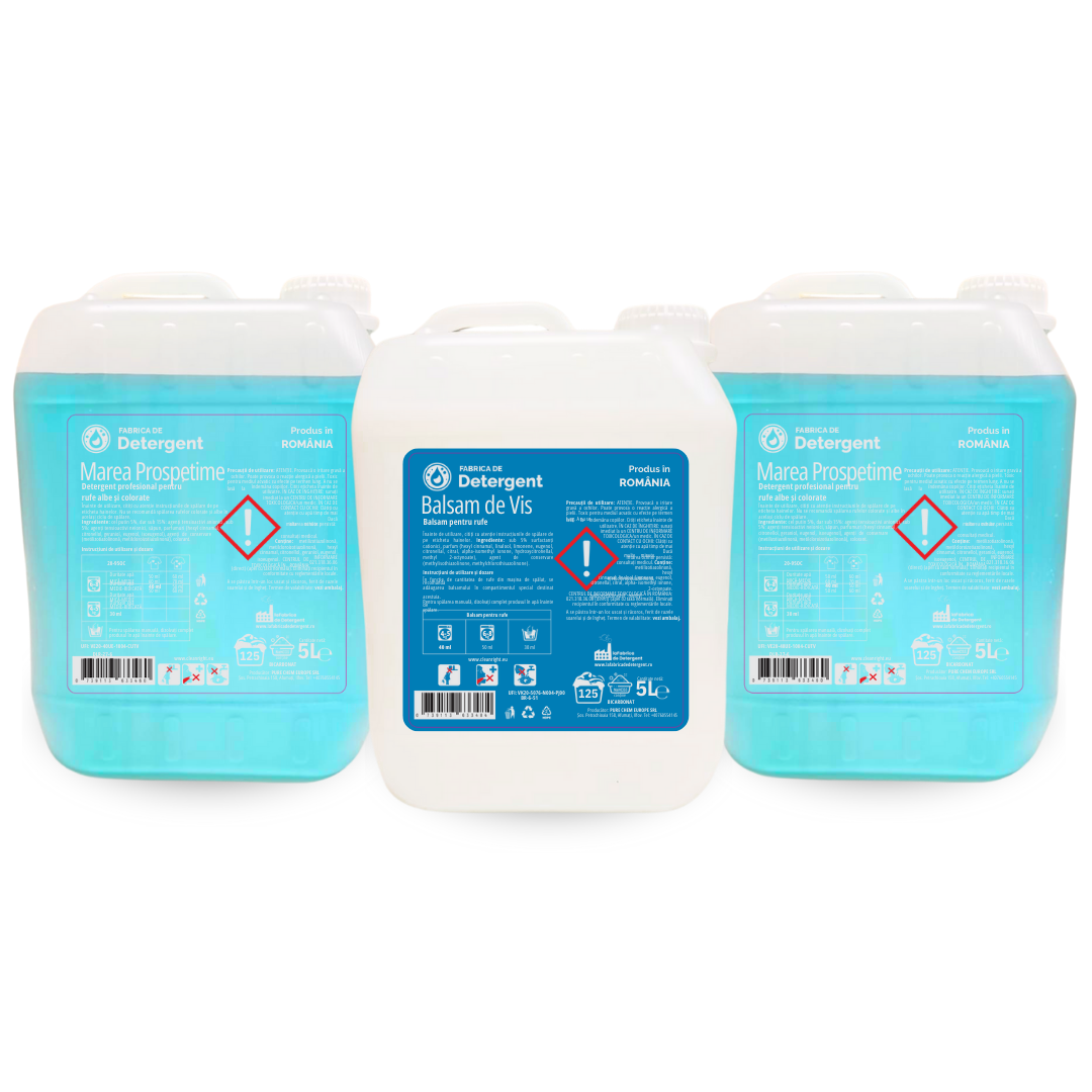 Pachetul cu 2x Detergent Marea Prospetime + 1x Balsam de Vis